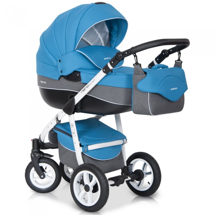 Детская универсальная коляска Riko Nano 3  в 1 - 02 adriatic